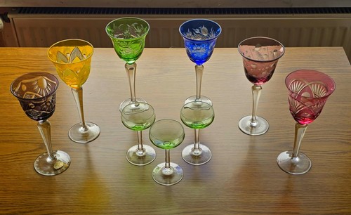 6er set bunte vintage - set,