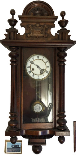 Prunkvolle wanduhr - prunkvolle,