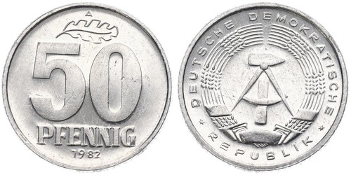 Deutschland ddr 50 pfennig - deutschland,