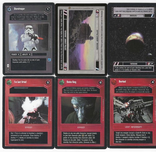 Cards star wars customizable - cards,