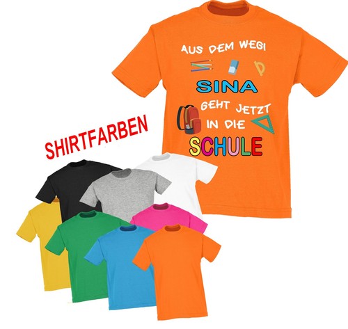 Einschulung shirt mit - einschulung, t-shirt