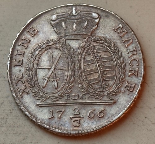 Sachsen taler 1766 edc - 1766,