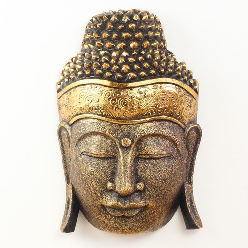Buddha wandmaske holz - ,