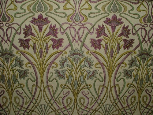 Art nouveau jacquardstoff 9 - art,