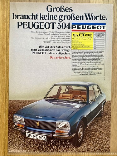1973 peugeot 504 - 1973, andere
