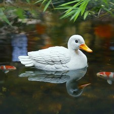 Schwimmende ente aus - schwimmende,