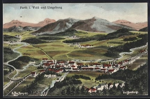 Furth wald ortsansicht - i.,