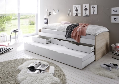 Bett einzelbett ausziehbett - bett,