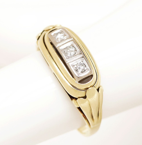 Trilogie brillantring karat - brillantring, 14