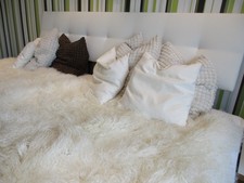 Tibetlamm bettauflage decke - tibetlamm,