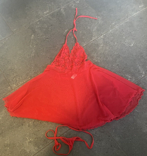 Sexy nachthemd transparent rot - sexy,