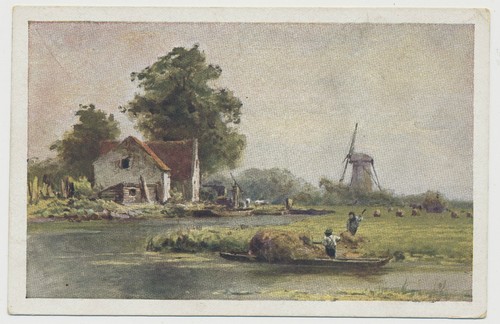 Heuernte windmühle - heuernte,