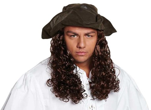 Piratenhut mit lockiger