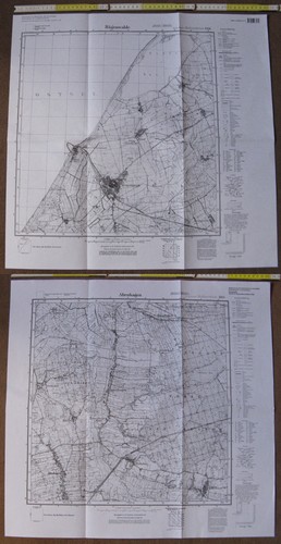 Messtischblatt 25 000 - 2x,