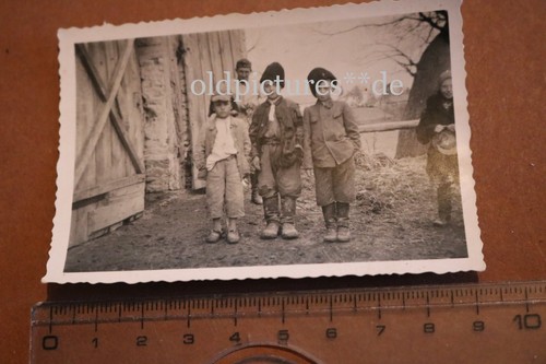 Altes foto drei jungen - foto,