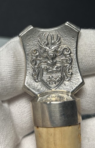 Silber zierkorken mit - silber, wappen