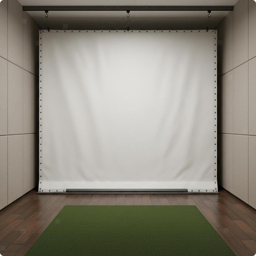 Golfsimulator käfig mit - golfsimulator,