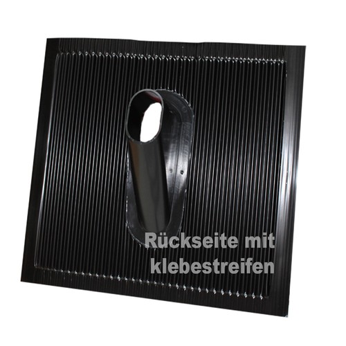 Sat ziegel alu - alu, schwarz