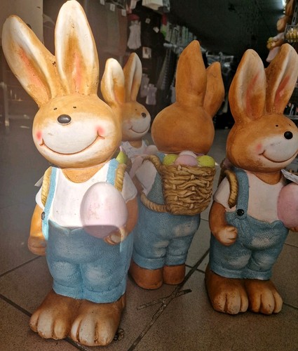 Große osterhasen figur mit - mit, ei