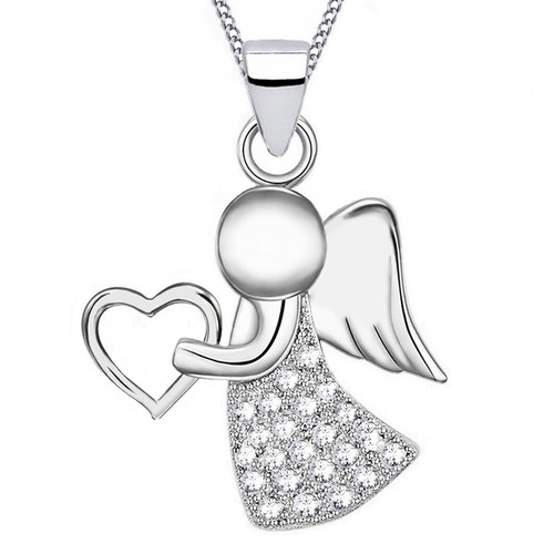 Damen mädchen zirkonia engel - damen,