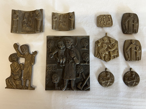 Lot relief bronze - relief,