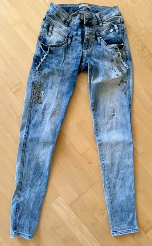 Hochw tredy doppelbund jeans - doppelbund,