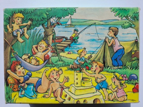 Puzzle spielen badestrand - badestrand,