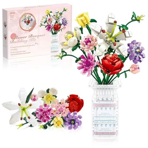 730 teile blumen - blumen, baustein