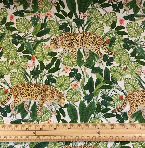 Fat quarter dschungel - quarter,