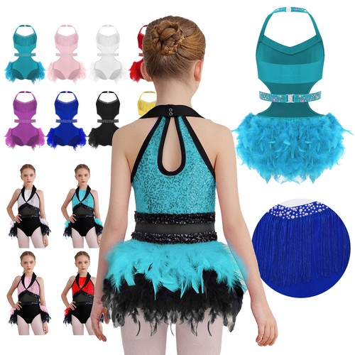 Mädchen ballettkleid feather - ballettkleid,