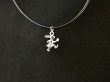 Anhänger mit kette - anhänger, versilbert