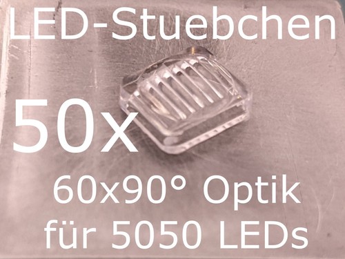 50x led linse - linse/optik, 60x90°