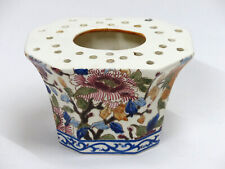 Bouquetière Blumensteckvase Blumenvase in Fayence | handbemalt | Gien Frankreich