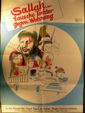 Sallah oder tausche Tochter gegen Wohnung - Filmposter A1 84x60cm gefaltet