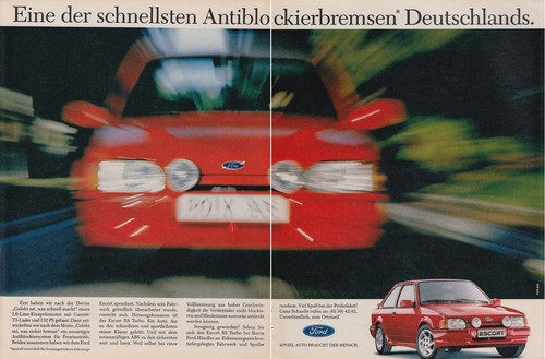 Ford escort turbo - '86,