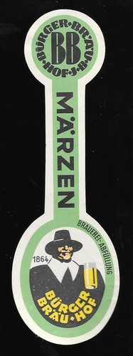 Altes bieretikett bürgerbräu - altes,