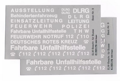 Decals deutsches rotes - 1:87, "deutsches