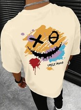 Herren Oversize T-Shirt "Smile