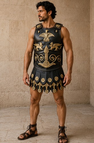 Römischer gladiator leder - römischer,