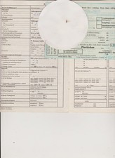 VW Käfer Cabrio 1959 Kfz-Brief Oldtimer Pappbrief RARITÄT