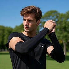 3 Paar Eis-Seiden Armstulpen