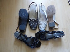 Gabor 3 Paar Schuhe Sandalen
