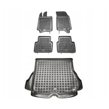 Satz Fußmatten und Matte für