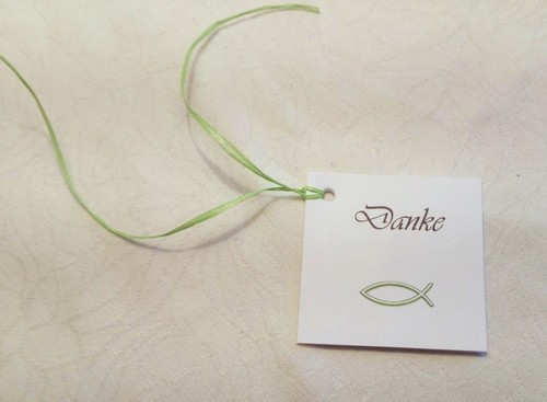Kärtchen dankeschön - kärtchen,