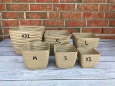 Übertopf Slim Wellen Eckig