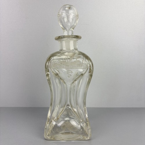 Antike gluckerflasche aus - aus, glas