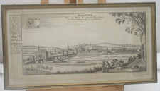 Antiker Kupferstich „Gesamtansicht Esslingen“ Augspurg Gabriel Bodenehr ~ 1720