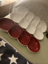 Tupperware Allegra Servierperle 2 Stück mit 1 Deckel 