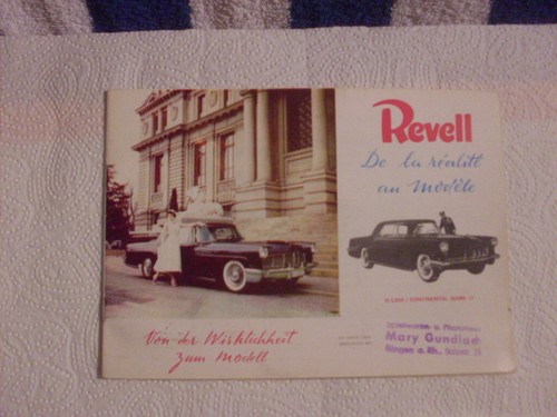 Revell katalog 1956 die nr -  revell,