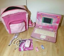 Lernlaptop Pink Glamour Laptop E ++++ INKL. 2 SPIELE, Netzteil und Tasche